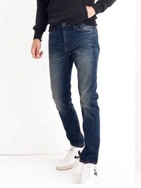 Madewell Men's Slim Straight Authentic Flex Jeans Wayman Wash 32x30 J9534
